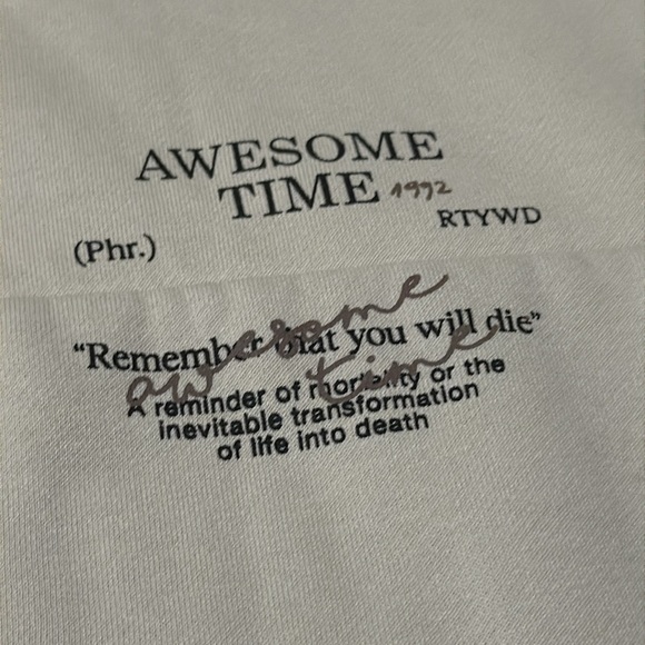 NWOT Awesome Time Cream Hoodie by Zara - Picture 2 of 6